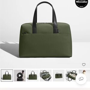 Away Green and Black Men's Messenger Bag